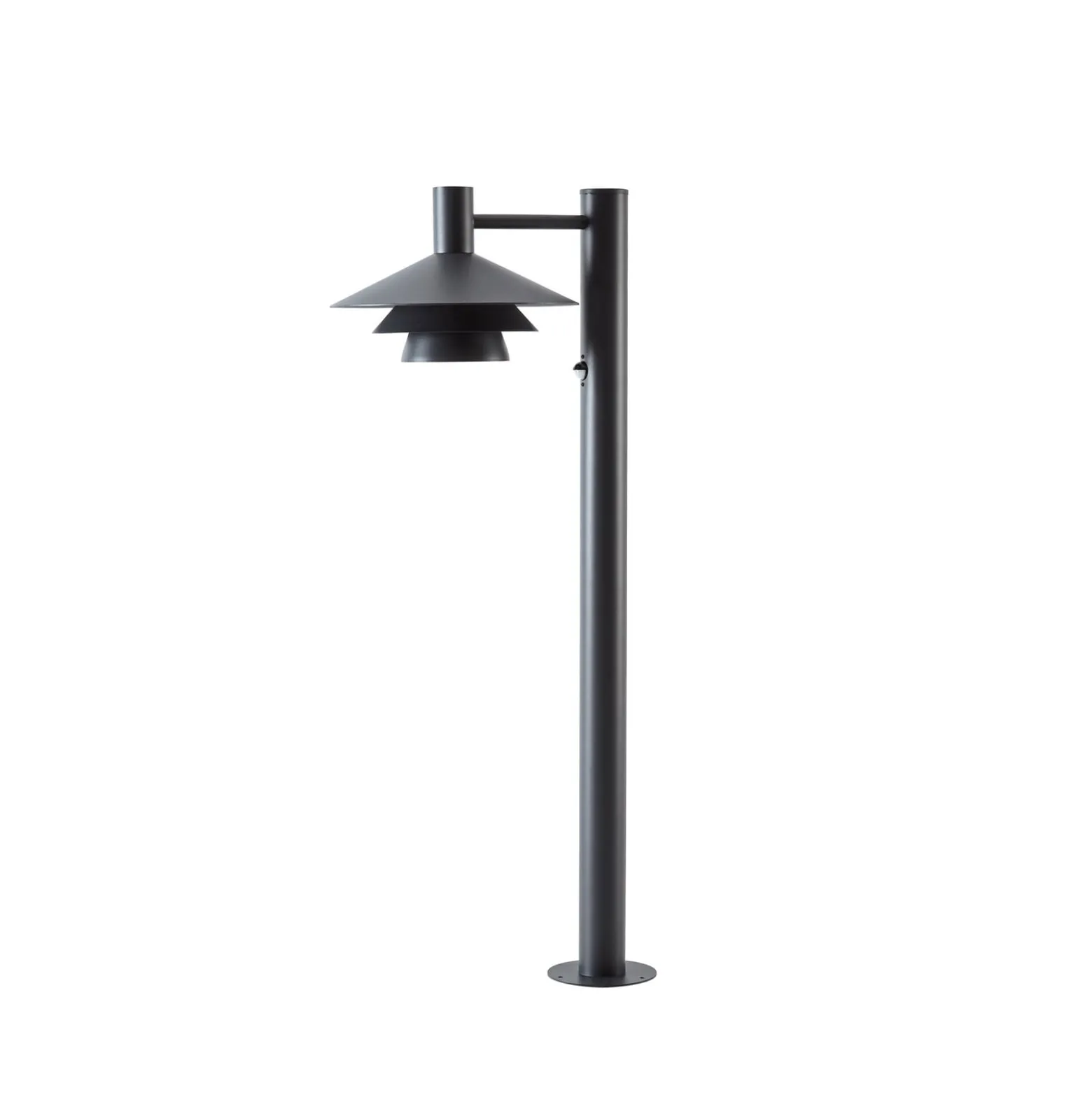 Lucande LED-Wegeleuchte Montaro, 100 cm, anthrazit, Sensor