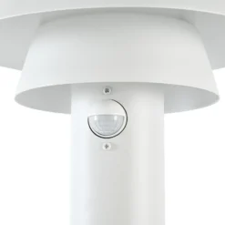 Lucande LED-Wegeleuchte Montaro, 110 cm, weiß, Sensor