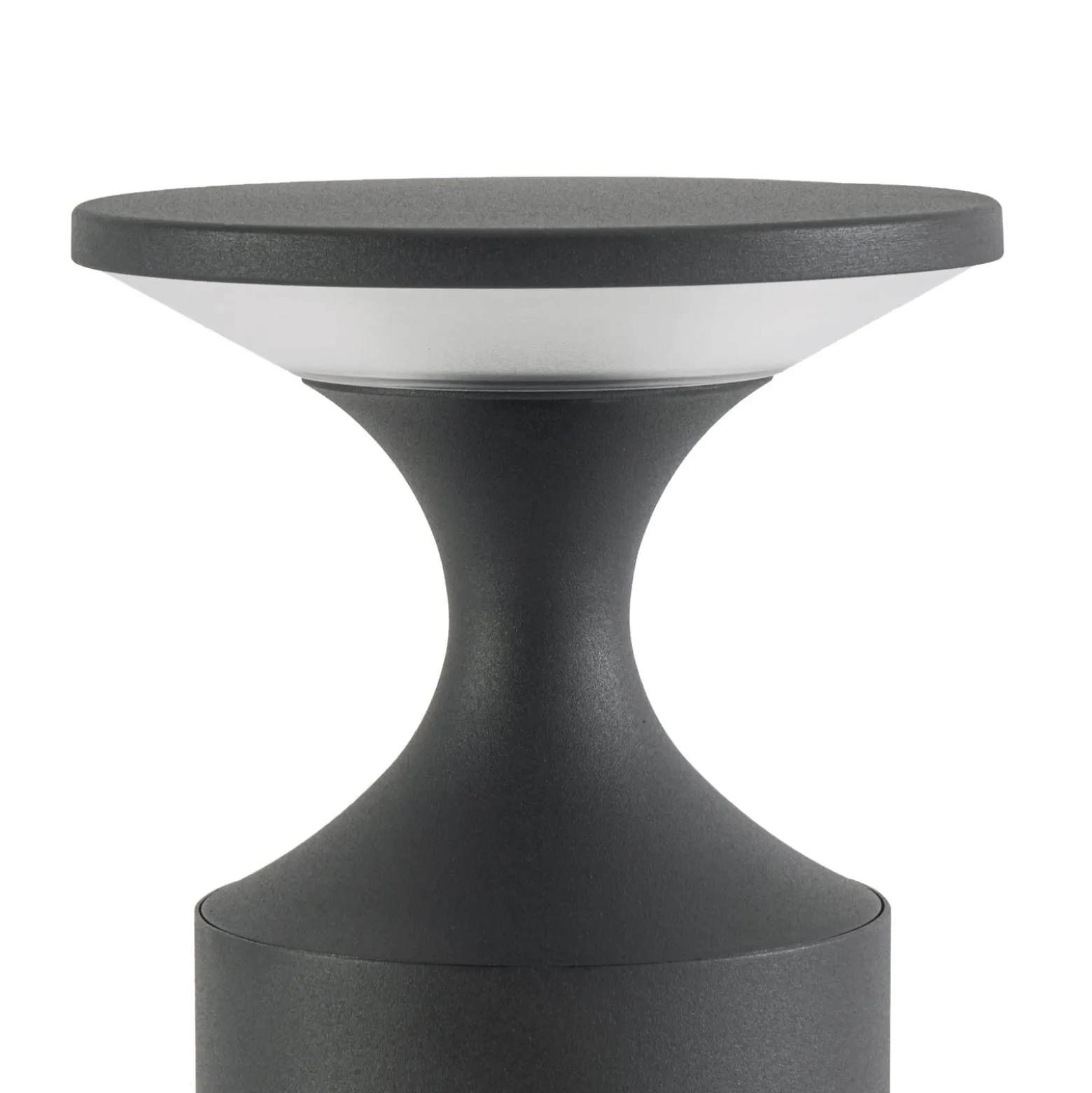 Lucande LED-Wegeleuchte Navor, Höhe 50 cm, schwarz, IP65