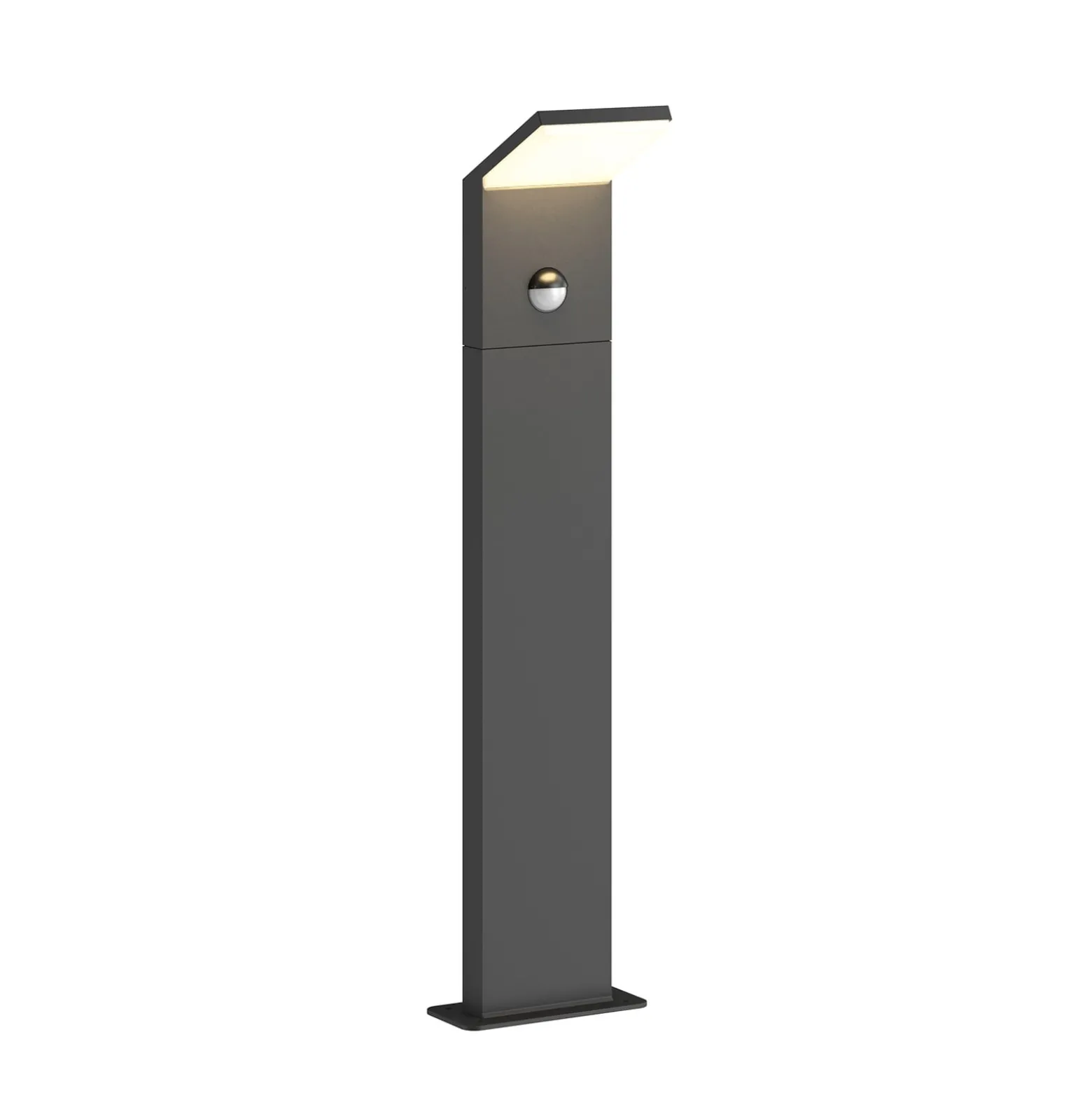 Lucande LED-Wegeleuchte Nevio, Sensor, 60cm, anthrazit