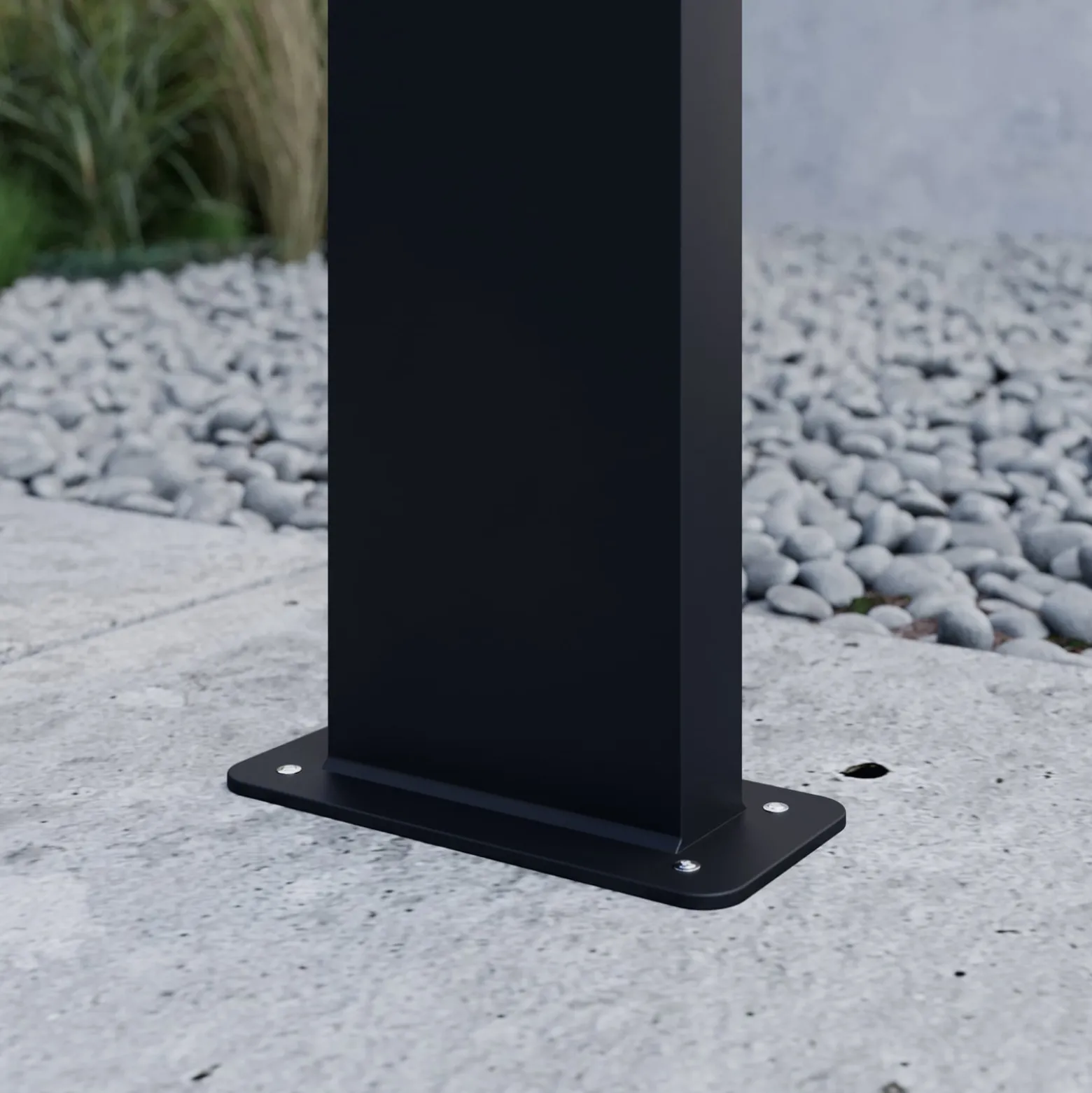 Lucande LED-Wegeleuchte Nevio, Sensor, 60cm, anthrazit