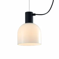 Lucande Serina Hängelampe, dreiflammig, Glas weiß