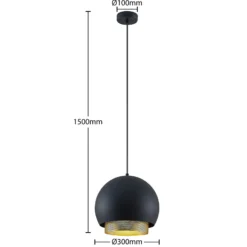 Lucande Sivanel Hängeleuchte, einflammig, 30 cm