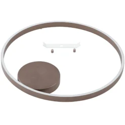 Lucande Smart LED-Deckenleuchte Moise, kaffee, CCT, Tuya