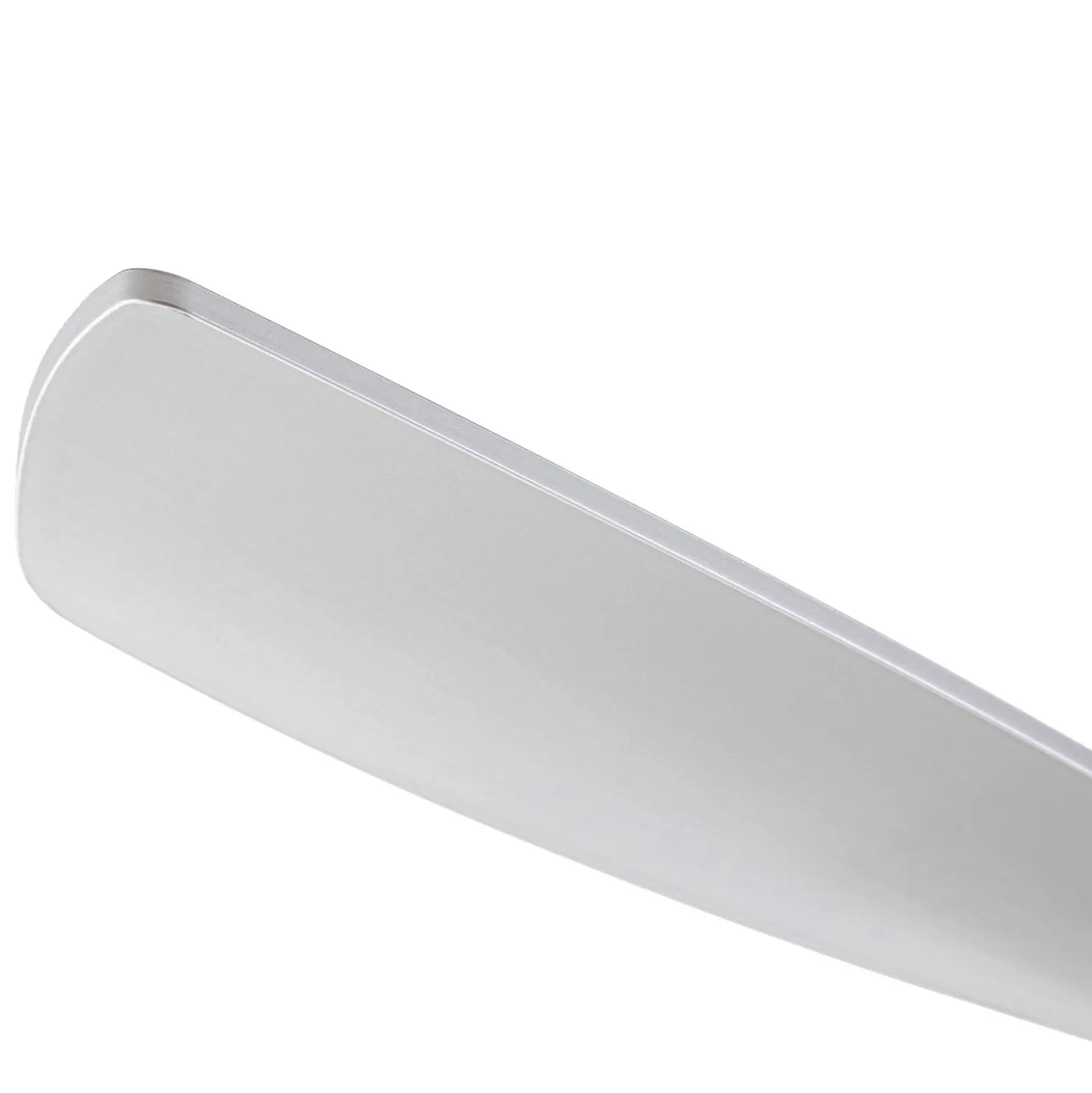 Lucande Smart LED-Deckenventilator Moneno, silber, DC, Tuya