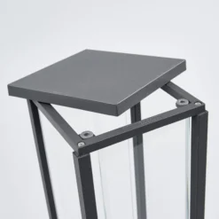 Lucande Sockelleuchte Annalea, 50 cm, anthrazit, IP54