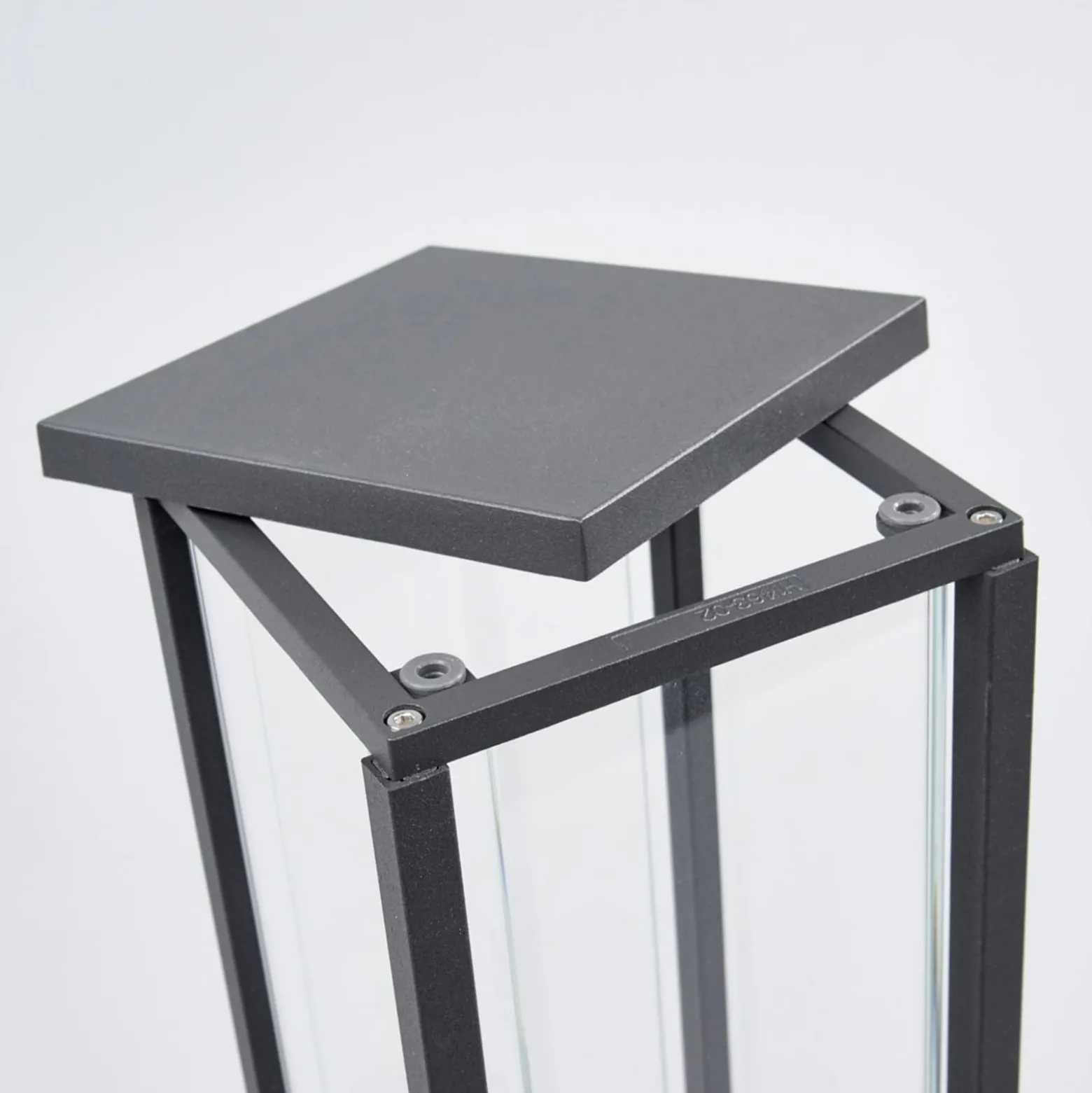 Lucande Sockelleuchte Annalea, 50 cm, anthrazit, IP54
