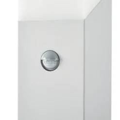 Lucande Sockelleuchte Kiran, 60 cm, Sensor, hellgrau, IP44
