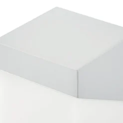 Lucande Sockelleuchte Kiran, 60 cm, Sensor, hellgrau, IP44