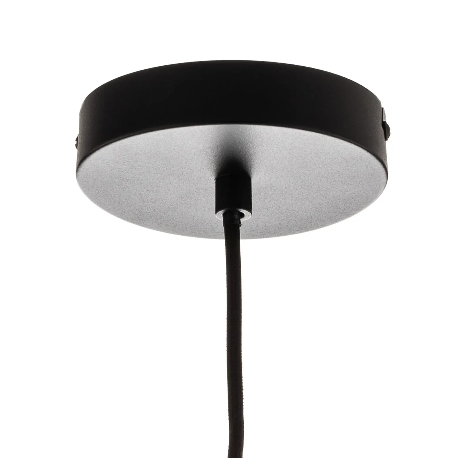 Lucande Sotiana Hängelampe, 3-fl., rund, schwarz