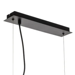 Lucande Sotiana Hängelampe, 4 Glaskugeln, schwarz