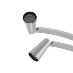 Lucande Velanoris Deckenlampe, 4-fl. alu gebürstet