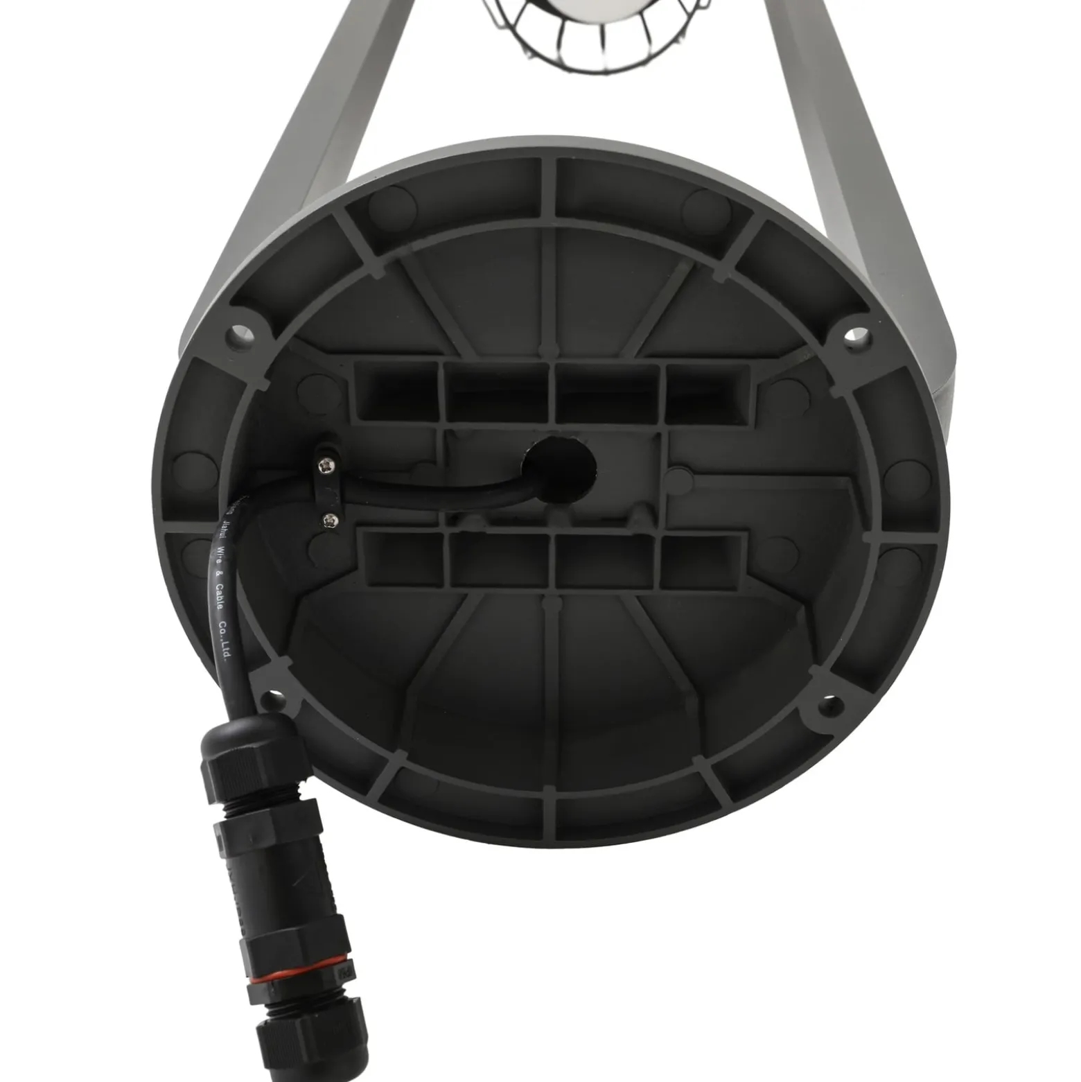 Lucande Wegeleuchte Chandan, 90 cm, anthrazit, Aluminium
