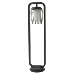 Lucande Wegeleuchte Chandan, 90 cm, anthrazit, Aluminium