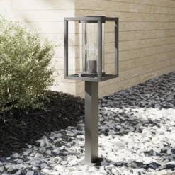 Lucande Wegeleuchte Ferda, 60 cm, anthrazit, IP44