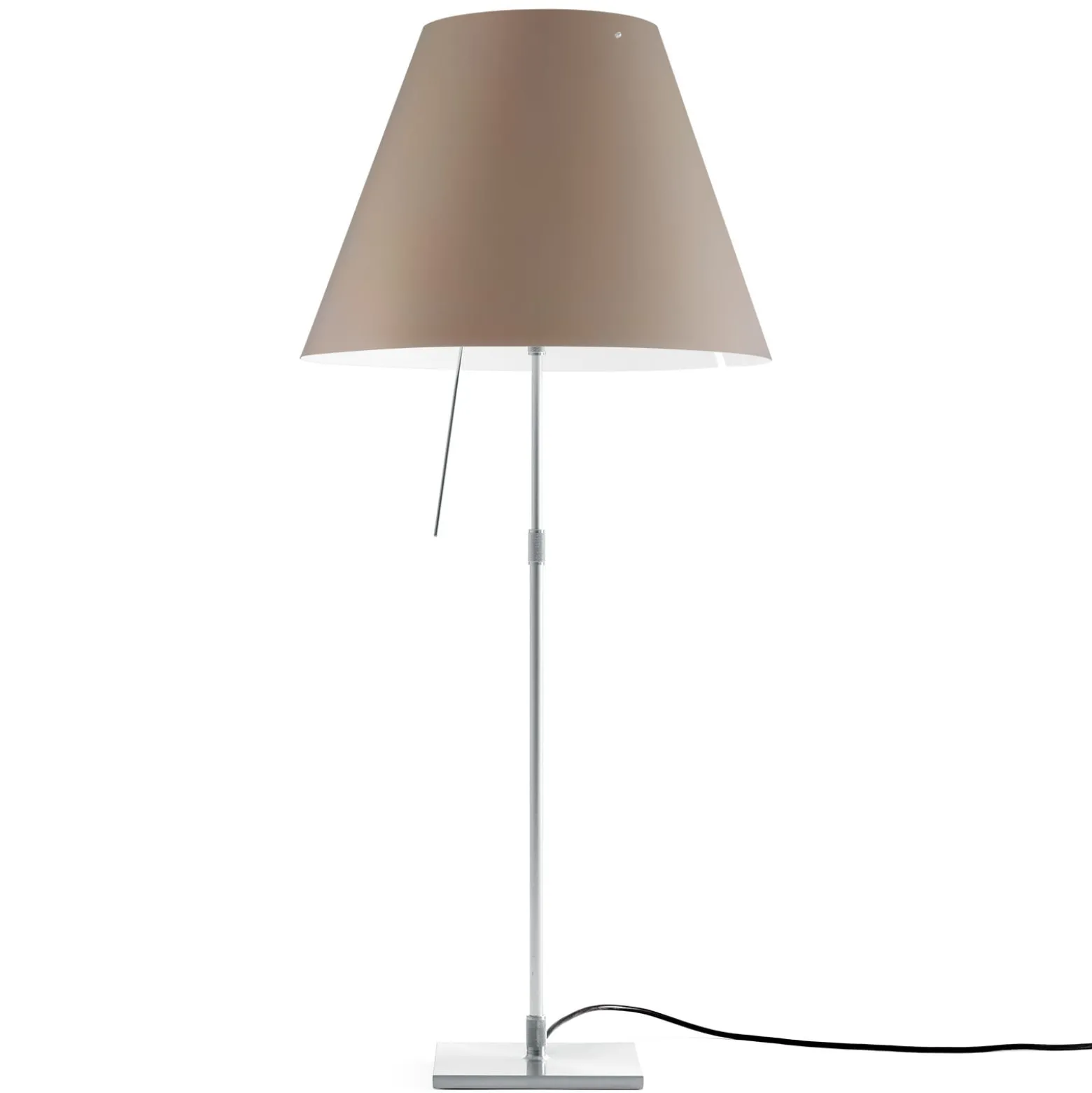 Luceplan Costanza Tischlampe D13i alu/nougat