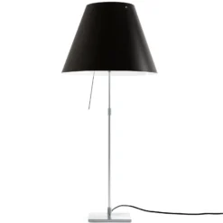 Luceplan Costanza Tischlampe D13i alu/schwarz