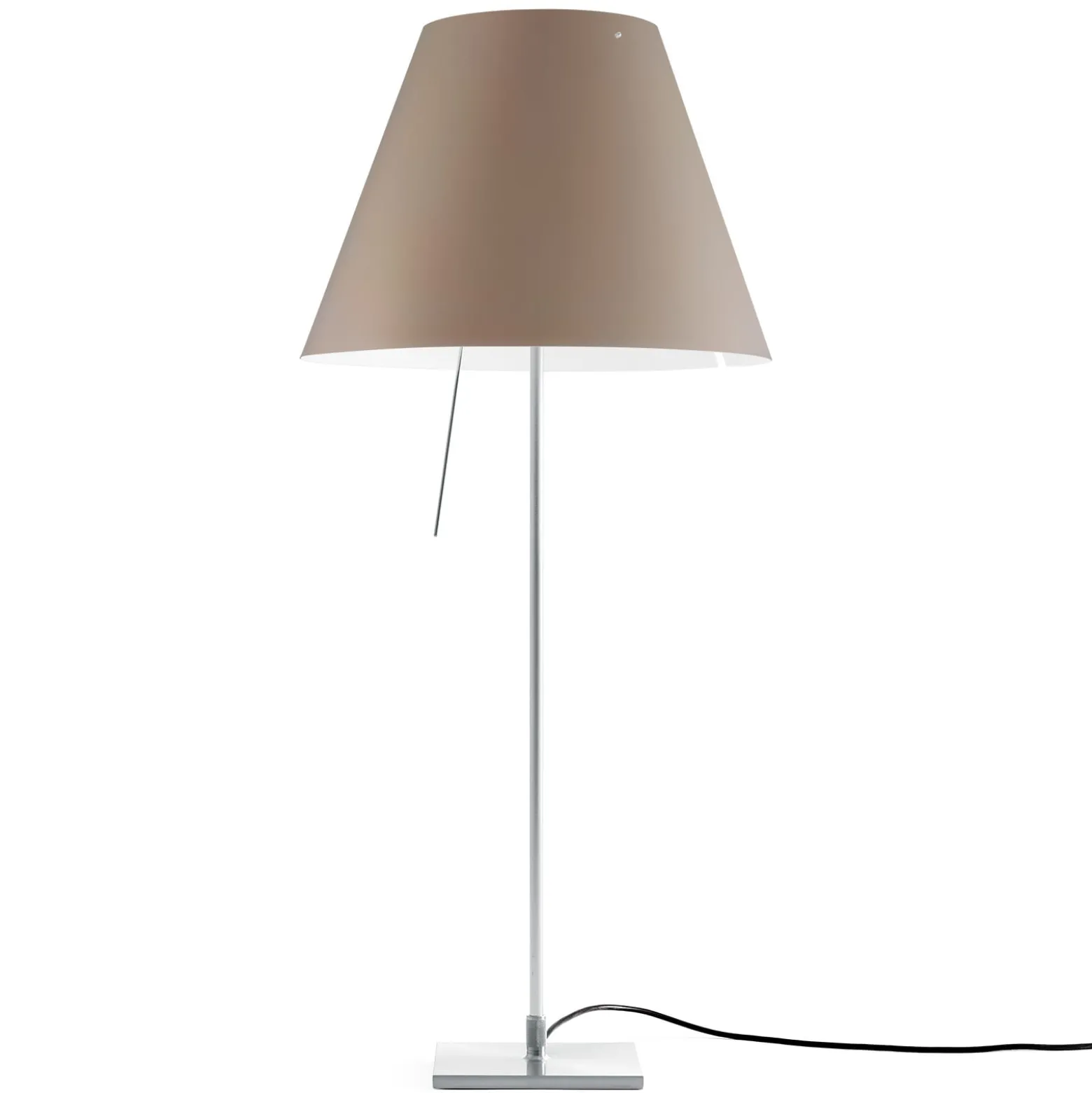 Luceplan Costanza Tischlampe D13if alu/nougat