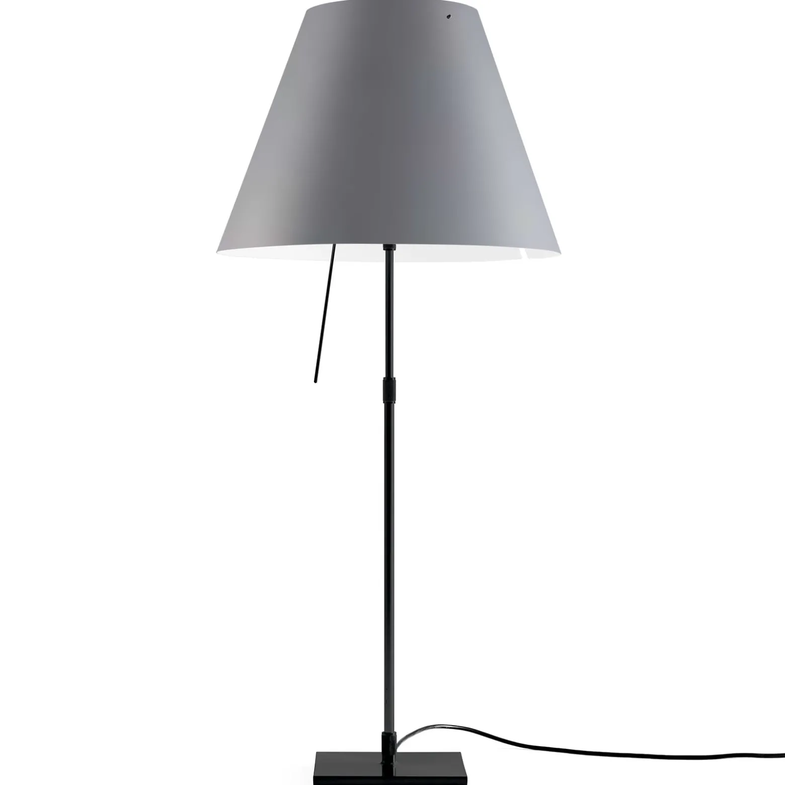 Luceplan Costanza Tischlampe D13 schwarz/betongrau