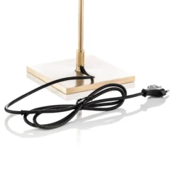 Luceplan Costanzina Tischlampe messing betongrau