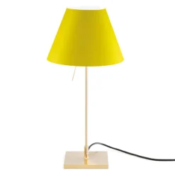 Luceplan Costanzina Tischlampe messing gelb