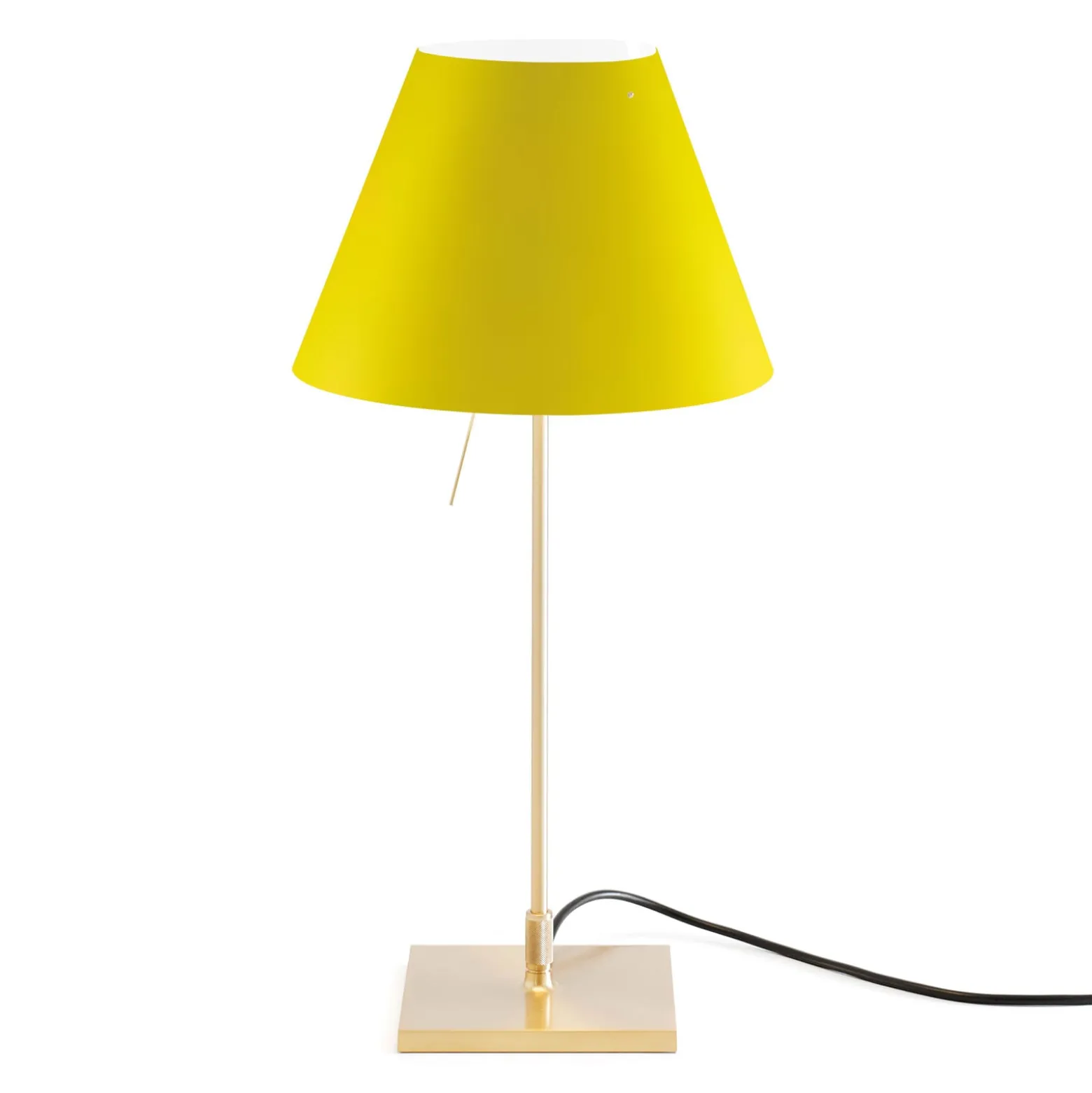 Luceplan Costanzina Tischlampe messing gelb