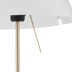 Luceplan Costanzina Tischlampe messing weiß
