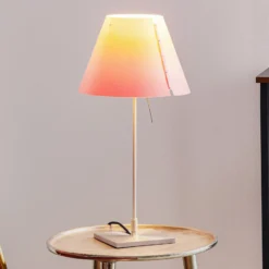 Luceplan Costanzina Tischleuchte alu, rosa