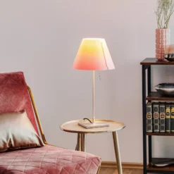 Luceplan Costanzina Tischleuchte alu, rosa