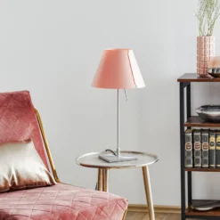 Luceplan Costanzina Tischleuchte alu, rosa