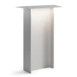 Luceplan Fienile LED-Wegeleuchte 72 cm hellgrau