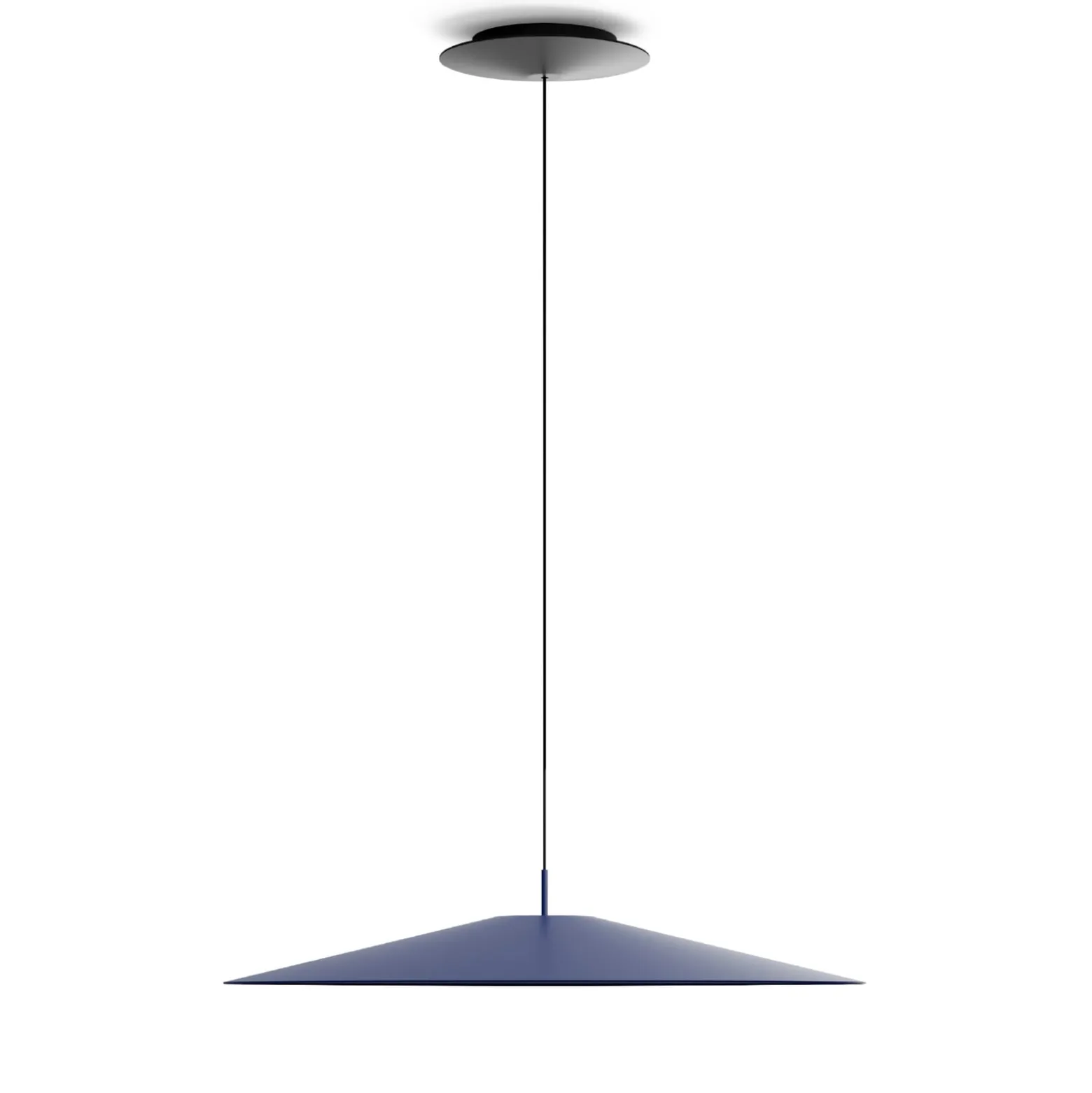 Luceplan Koinè LED-Hängeleuchte 927 Ø55cm blau