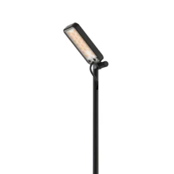 Luceplan LED-Wegelampe Flia, 180cm hoch, schwarz, Kunststoff