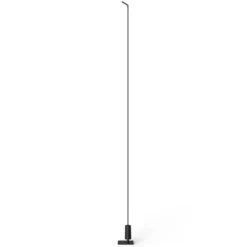 Luceplan LED-Wegelampe Flia, 180cm hoch, schwarz, Kunststoff