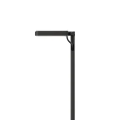 Luceplan LED-Wegelampe Flia, 180cm hoch, schwarz, Kunststoff