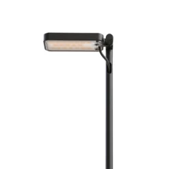 Luceplan LED-Wegelampe Flia, 180cm hoch, schwarz, Kunststoff