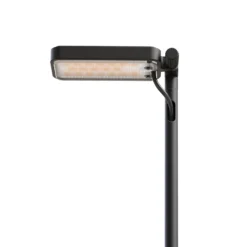 Luceplan LED-Wegelampe Flia, 75 cm hoch, schwarz, Kunststoff