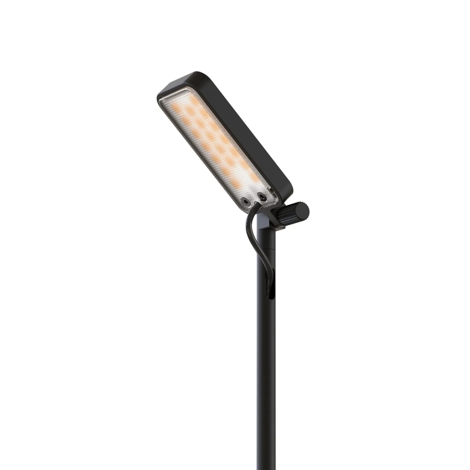 Luceplan LED-Wegelampe Flia, 75 cm hoch, schwarz, Kunststoff