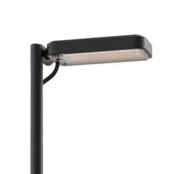 Luceplan LED-Wegelampe Flia, 120cm hoch, schwarz, Kunststoff