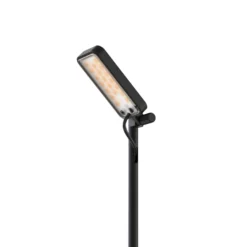 Luceplan LED-Wegelampe Flia, 2-flammig, schwarz, Kunststoff