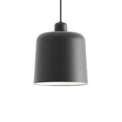 Luceplan Zile Hängeleuchte schwarz matt, Ø 20 cm