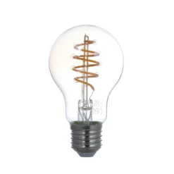 LUUMR LED-Leuchtmittel, E27 A60 4,9W, smart, klar, amber