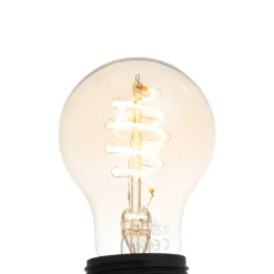 LUUMR LED-Leuchtmittel, E27 A60 4,9W, smart, klar, amber