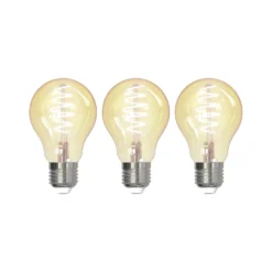 LUUMR Smart E27 4,9W ZigBee Tuya Hue amber 3er-Set