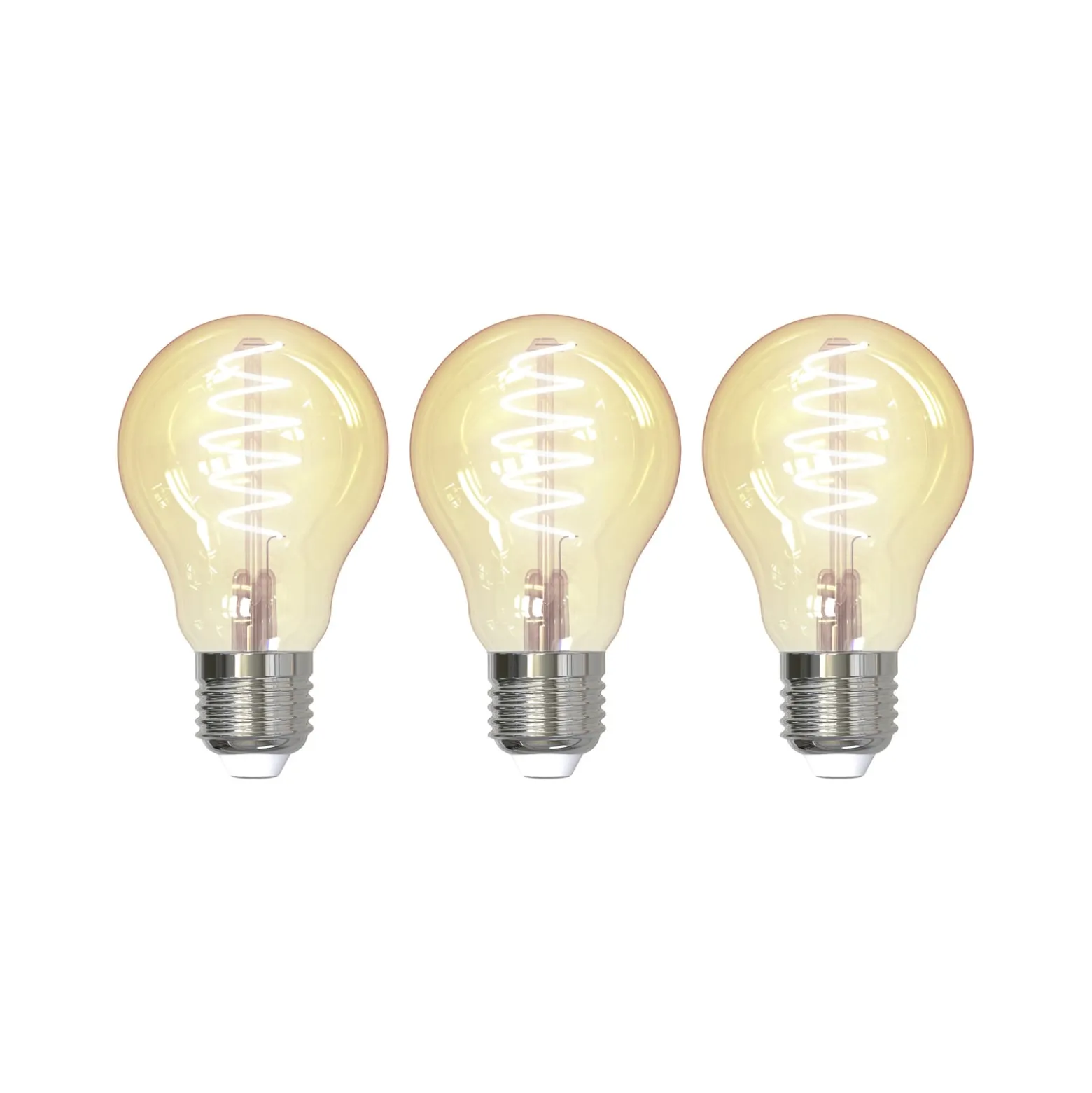 LUUMR Smart E27 4,9W ZigBee Tuya Hue amber 3er-Set