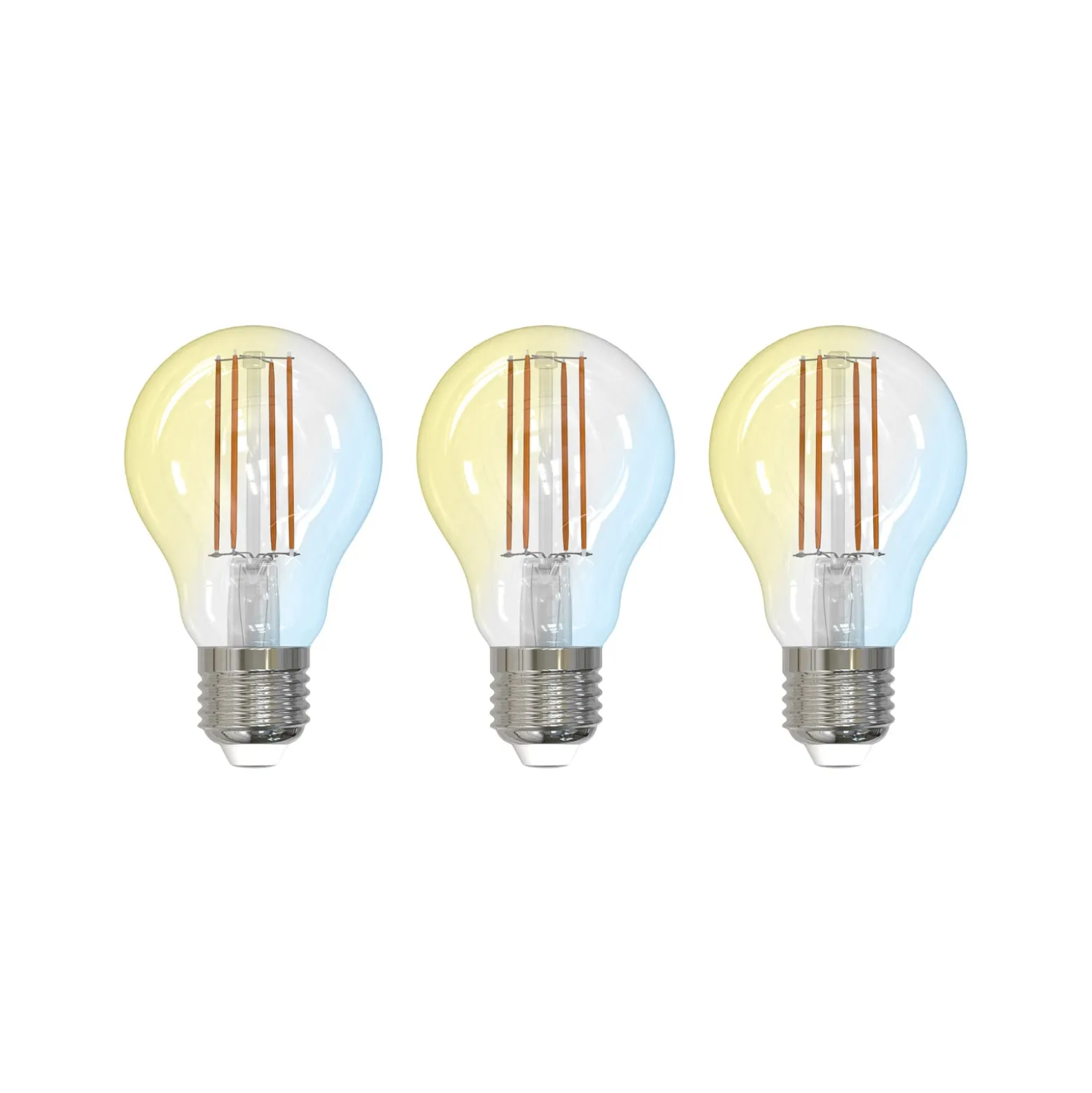 LUUMR Smart LED E27 A60 7W ZigBee Tuya Hue 3er-Set