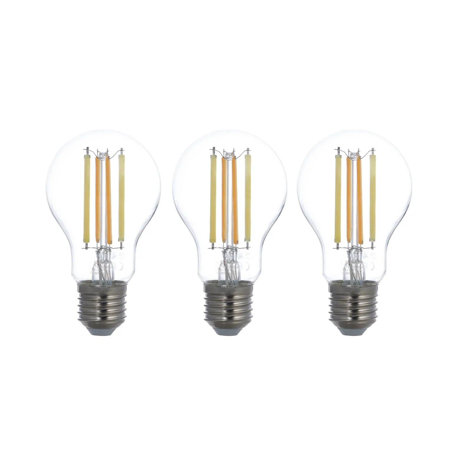 LUUMR Smart LED E27 A60 7W ZigBee Tuya Hue 3er-Set