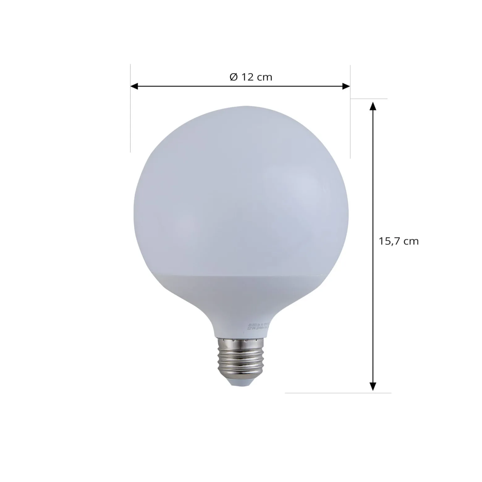 LUUMR Smart LED, E27, G125, 9W, RGB, Tuya, WLAN, matt, CCT