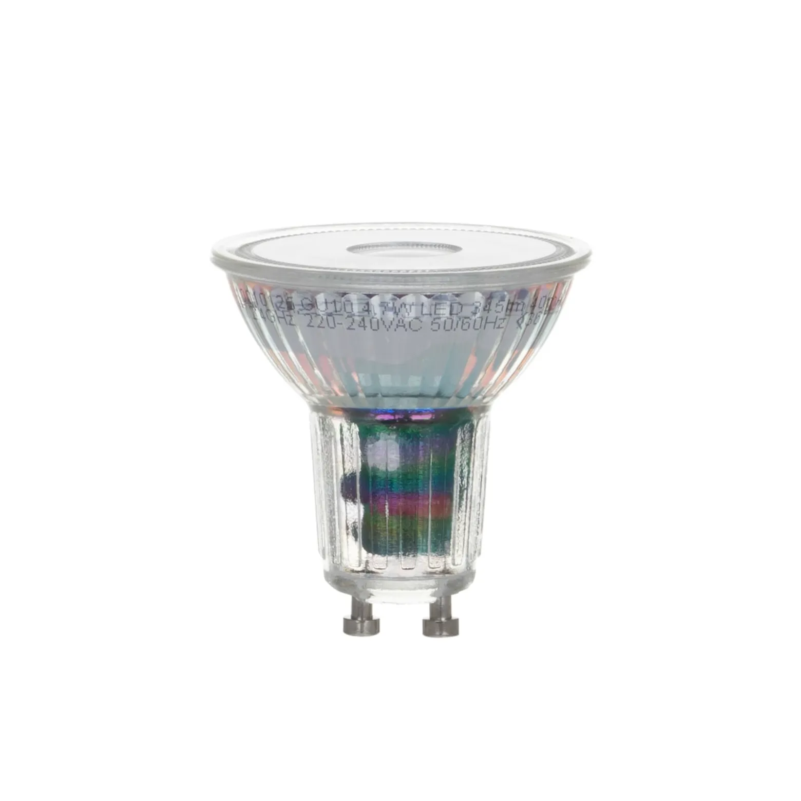 LUUMR Smart LED, GU10, Glas, 4,7W, Tuya, WLAN, klar, CCT