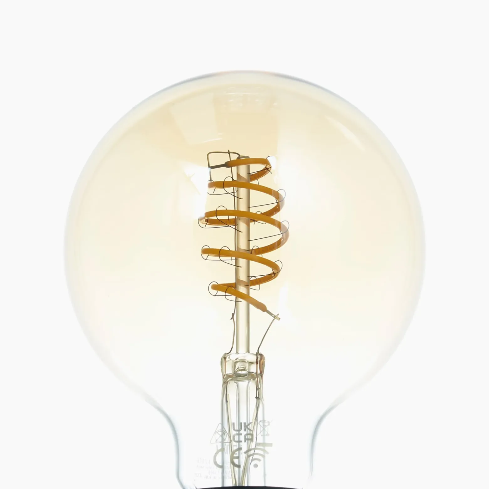 LUUMR Smart LED-Leuchtmittel G95 E27 amber 4,9W Tuya WLAN